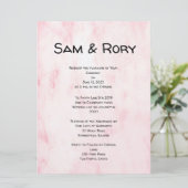 Eenvoudige uitnodiging voor weddenschappen na de w (Staand voorkant)