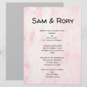 Eenvoudige uitnodiging voor weddenschappen na de w (Voorkant / Achterkant)