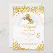 Eenvoudige uitnodigingen in goud (Voorkant)