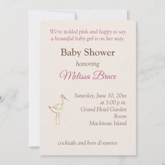 Eenvoudige uitnodigingen tot het indienen van Bab (Achterkant)