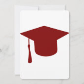 Eenvoudige uitnodigingen van de Graduation Party (Achterkant)