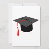 Eenvoudige uitnodigingen van de Graduation Party (Achterkant)