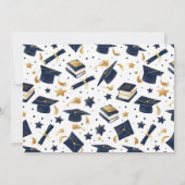 Eenvoudige uitnodigingen van de moderne Graduation (Achterkant)