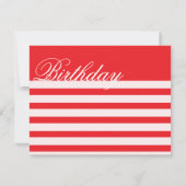 Eenvoudige uitnodigingen van de Partij van de Dage (Achterkant)