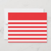 Eenvoudige uitnodigingen van de Partij van de Dage (Achterkant)