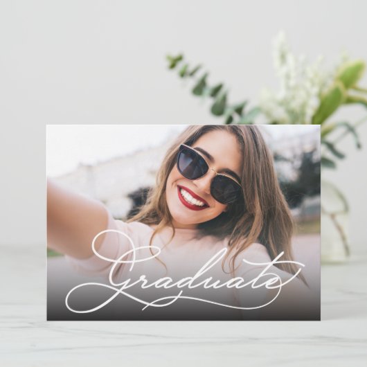 Eenvoudige uitnodigingen van fotograaf (Staand voorkant)