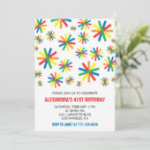 Eenvoudige uitnodigingen voor 41e verjaardag Confe (Staand voorkant)