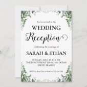 Eenvoudige uitnodigingen voor eucalyptus bruiloft (Voorkant)