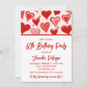 Eenvoudige uitnodigingen voor haar 60e verjaardag (Voorkant)