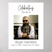 Eenvoudige uitvaart viering van het leven poster (Voorkant)