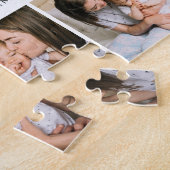 Eenvoudige unieke Moederdag collage foto puzzel Legpuzzel (Zijkant)