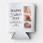 Eenvoudige Vaderdag 6 foto Blikjeskoeler (Voorkant)