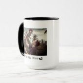 Eenvoudige Vaderdag foto Koffie Mok (Voorkant links)