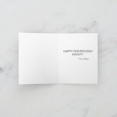 Eenvoudige Vaderdag Kaart (Binnen)