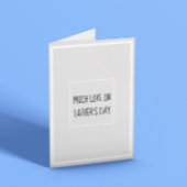 Eenvoudige vaderdag kaart