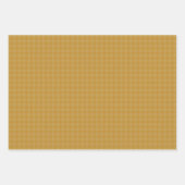 Eenvoudige vakantie houndstooth Aztec Gold Inpakpapier Vel (Voorkant 2)