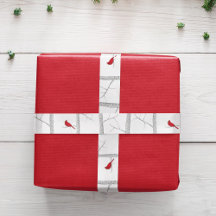 Eenvoudige vakantie winter rode kardinaal berk boo