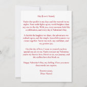 Eenvoudige Valentijnsdag foto's in Love Kaart (Achterkant)