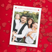 Eenvoudige Valentijnskaart met 2 foto's