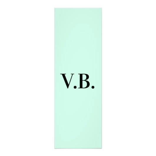 Eenvoudige vaste kleur voeg naamtekstmonogram toe foto afdruk (Voorkant)