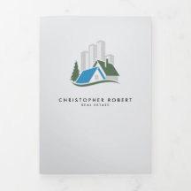 Eenvoudige vastgoed vouw Kaart