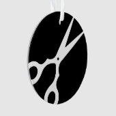 Eenvoudige vectorschaar (klik op uw eigen kleur) ornament (voorkant)