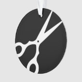 Eenvoudige vectorschaar (klik op uw eigen kleur) ornament (voorkant)