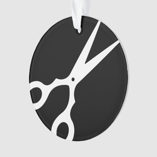 Eenvoudige vectorschaar (klik op uw eigen kleur) ornament (voorkant)