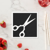 Eenvoudige vectorschaar (klik op uw eigen kleur) servet (Insitu)