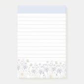Eenvoudige veldbloemen post-it® notes (Voorkant)