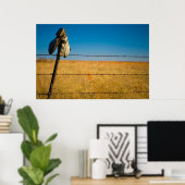 Eenvoudige velden poster (Thuiskantoor)