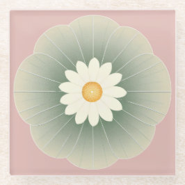 Eenvoudige ventilator glazen onderzetter