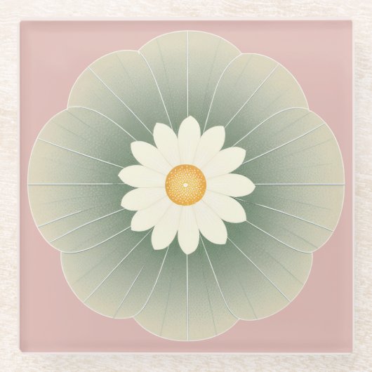 Eenvoudige ventilator glazen onderzetter (Voorkant)