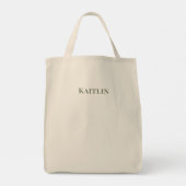 Eenvoudige ventilator tote bag (Achterkant)