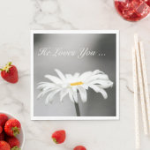 Eenvoudige ventilator van White Daisy Servet (Insitu)