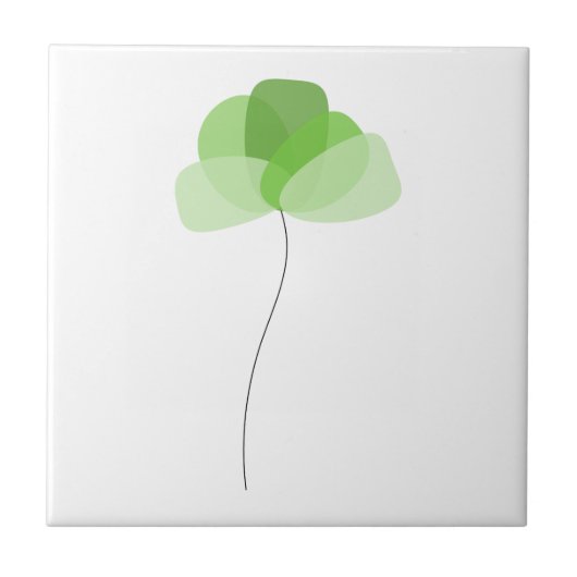 Eenvoudige ventilatorkeramische tapijten tegeltje (Voorkant)