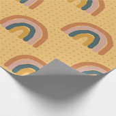 Eenvoudige ventilatorTattoos Cadeaupapier (Hoek)