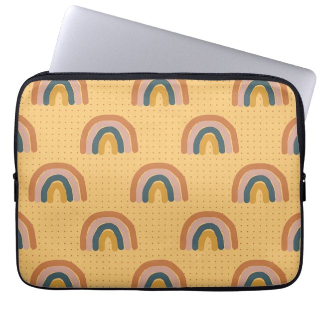 Eenvoudige ventilatorTattoos Laptop Sleeve (Voorkant)