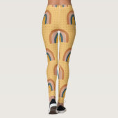Eenvoudige ventilatorTattoos Leggings (Achterkant)