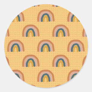 Eenvoudige ventilatorTattoos Ronde Sticker