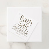 Eenvoudige verfijnde Bath Salt Business Hobby Bedankjes Labels (In situ)