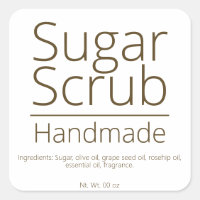 Eenvoudige verfijnde Sugar Scrub Business Hobby