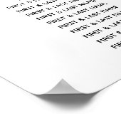 Eenvoudige verflijnen en hartlijnzitjes poster (Hoek)