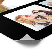 Eenvoudige verjaardag 33 Foto Collage aangepaste t Poster (Hoek)