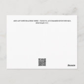 Eenvoudige verjaardag elke leeftijd 3 foto feest t briefkaart (Achterkant)