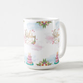 Eenvoudige Verjaardag Ontwerp Mok (Voorkant rechts)