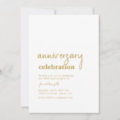 Eenvoudige verjaardagsfeest uitnodiging (Voorkant)