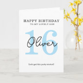 Eenvoudige verjaardagskaart 16e. kaart (Gele Bloem)