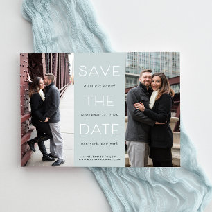 Eenvoudige verklaring   Twee Foto's opslaan op dat Save The Date