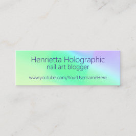 Eenvoudige verloop mini visitekaartje